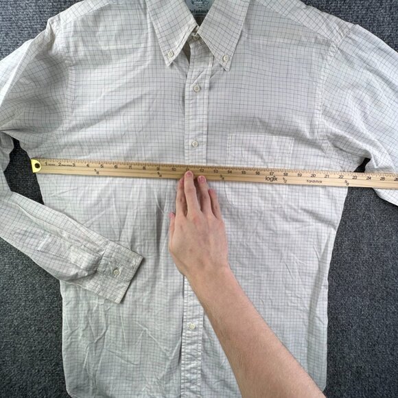 Gitman Bros For Fashion Post Louisville Button Up Shirt 16 34 Check USA Made - Picture 5 of 16